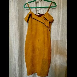 Brown Suade Dress